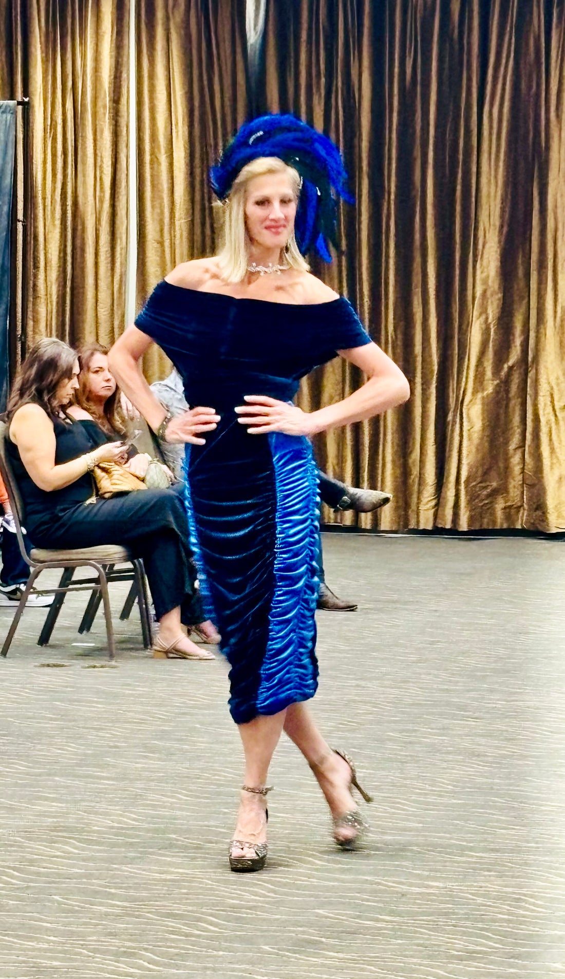 Tornado Velvet Wrap Dress