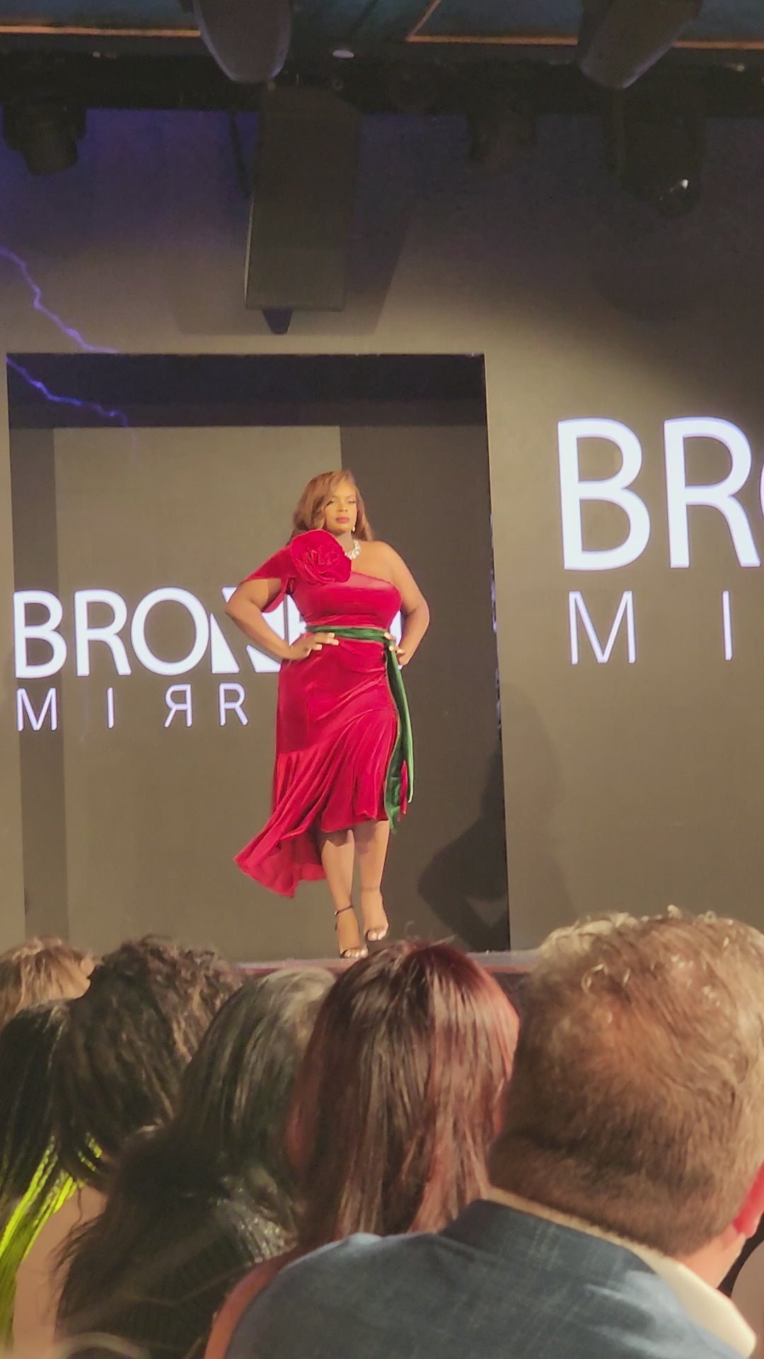 Roses Red Velvet Dress