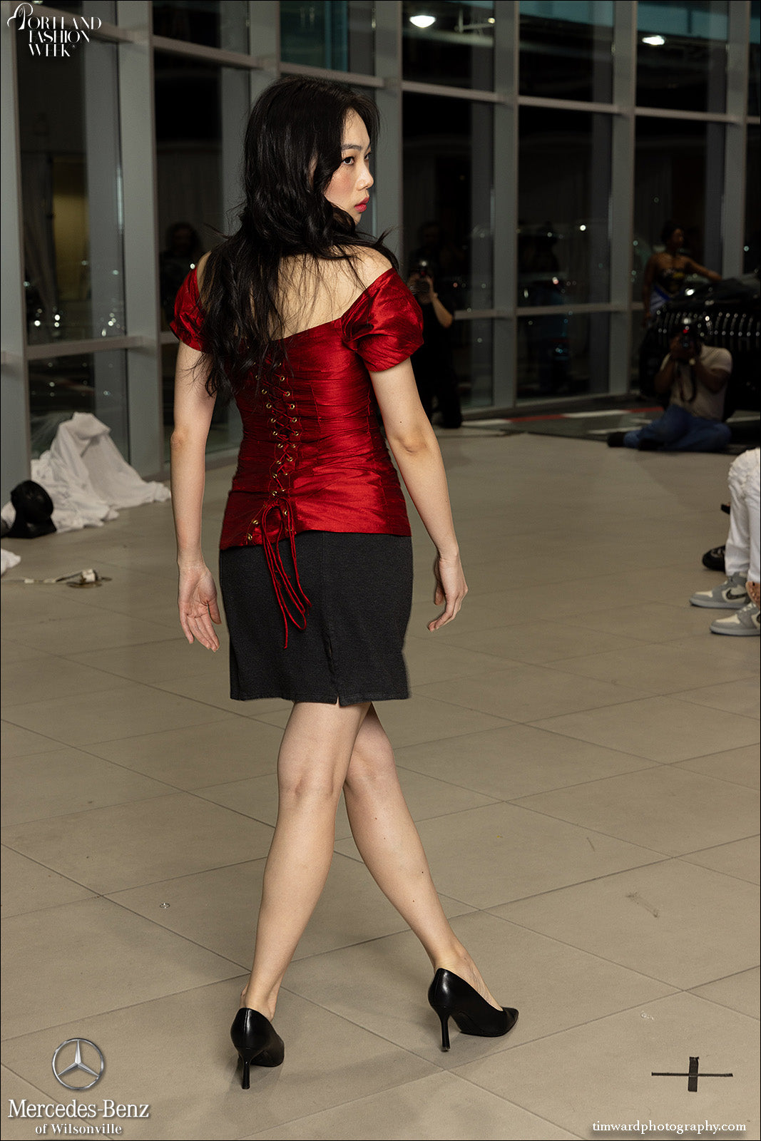 Red Rose Lace-Up Eco-Friendly Corset Top (Free Shipping!)