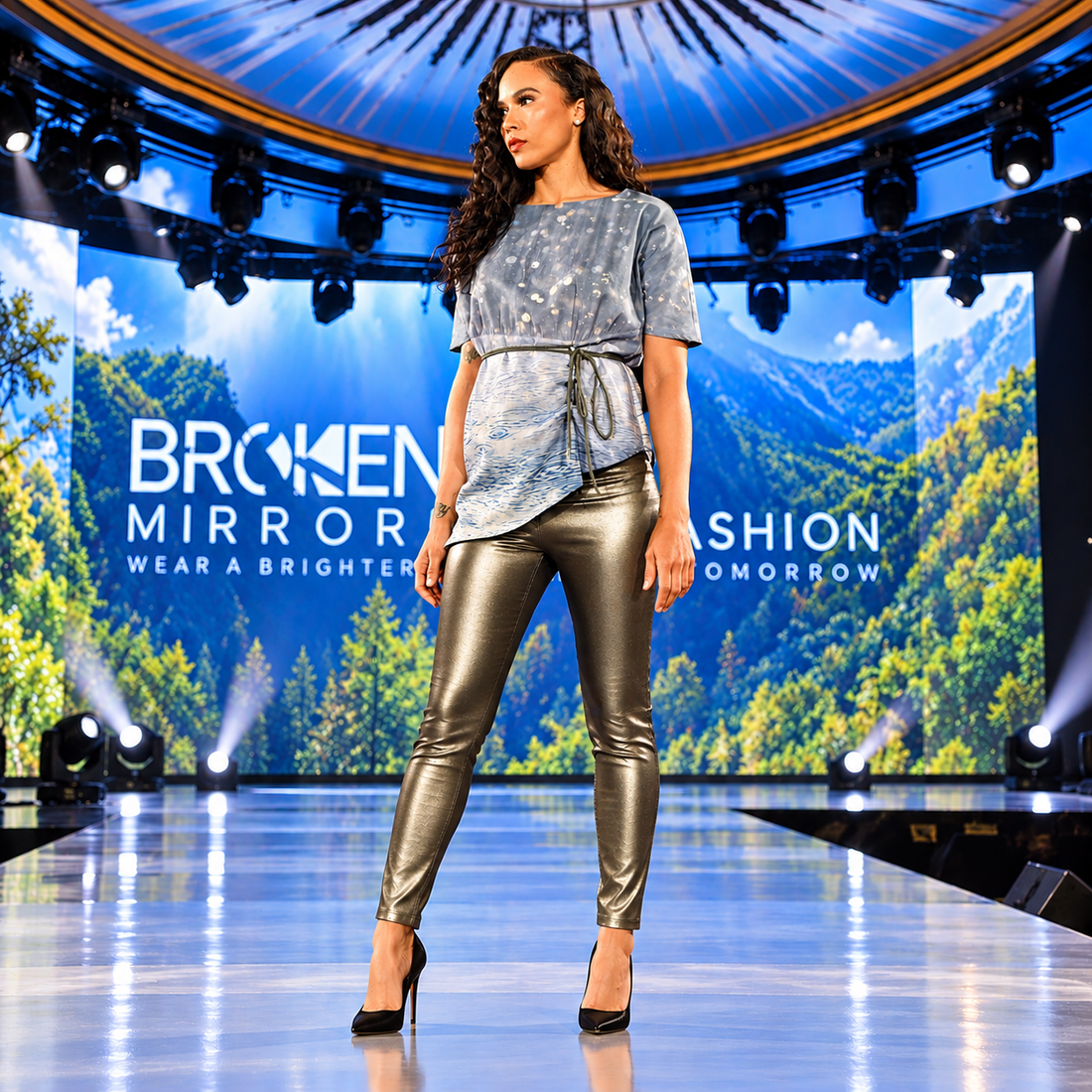 Rainstorm Sustainable Designer Tunic