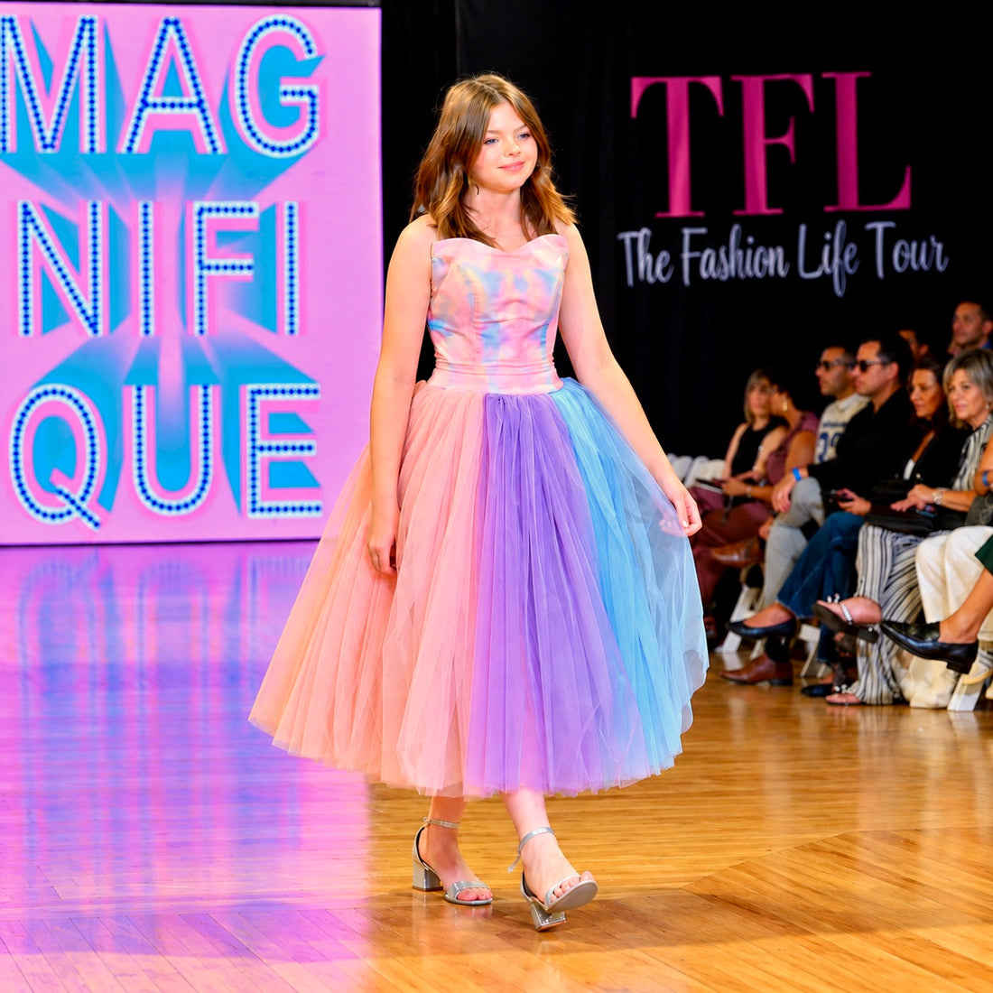 Rainbow Tulle Dress