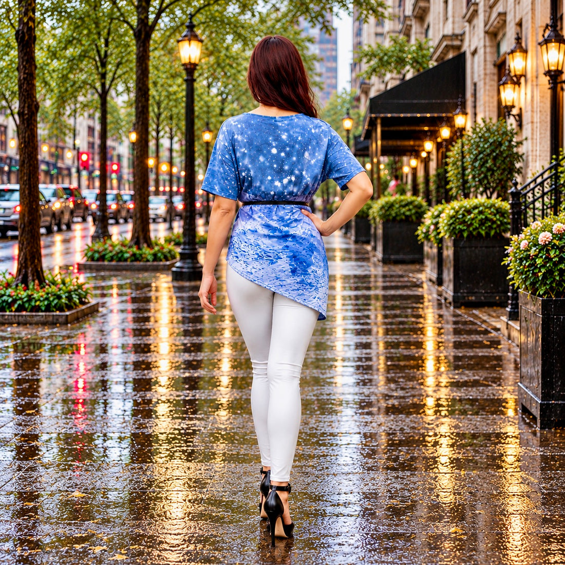 Rainstorm Sustainable Designer Tunic