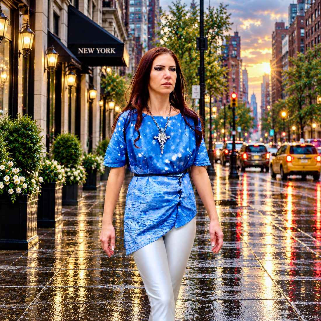 Rainstorm Sustainable Designer Tunic