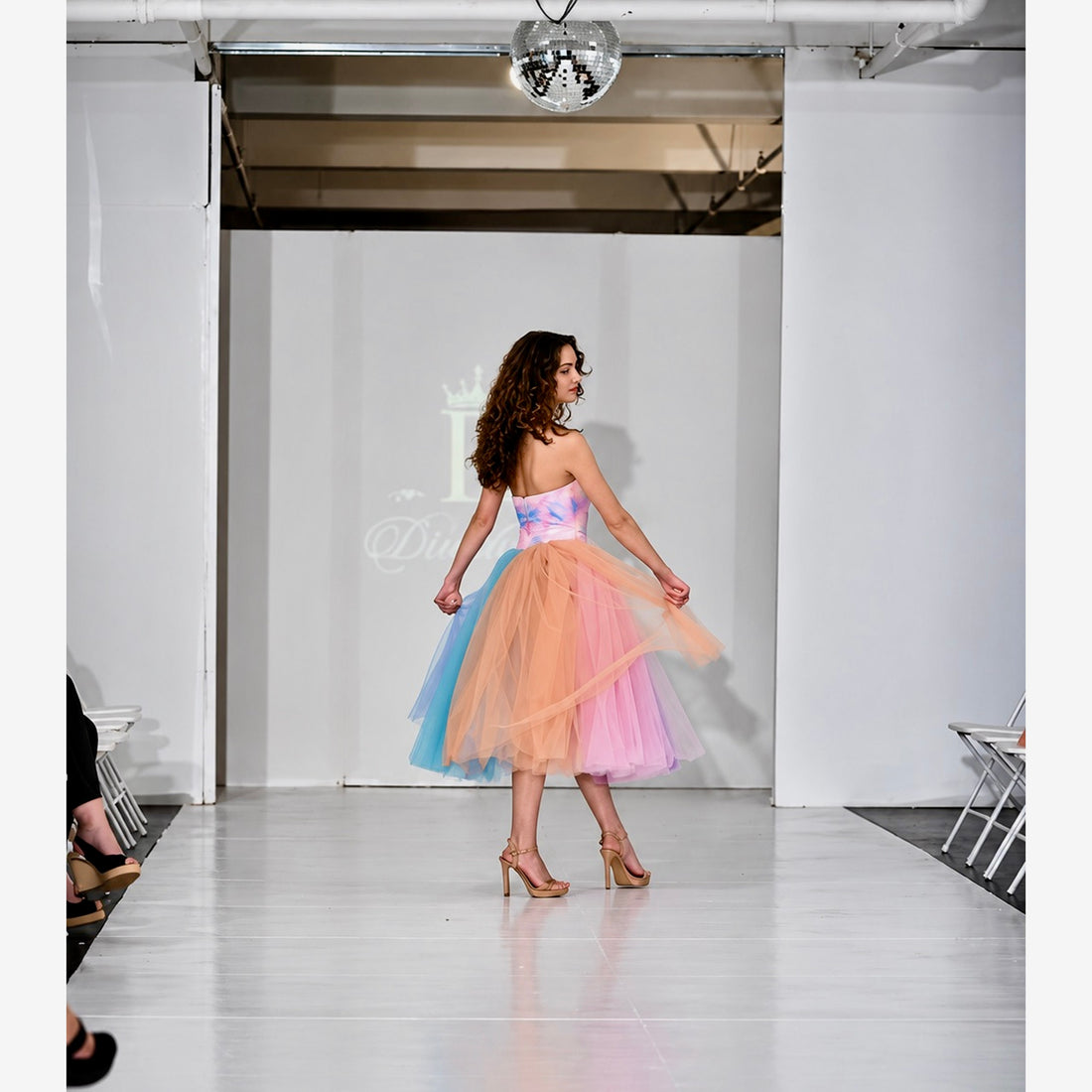 Rainbow Tulle Dress