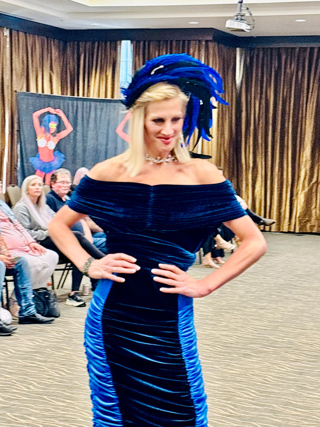 Tornado Velvet Wrap Dress