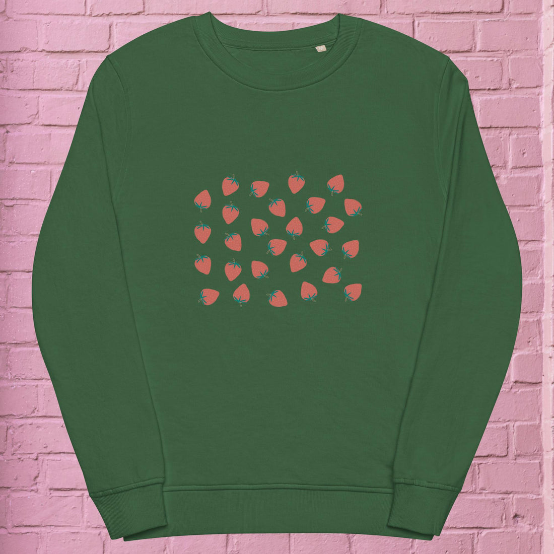 Strawberries Organic Sweatshirt