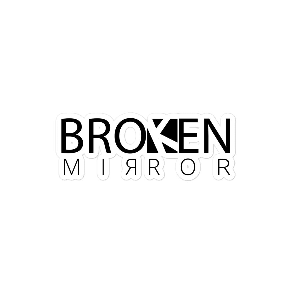 Broken Mirror Logo Sticker