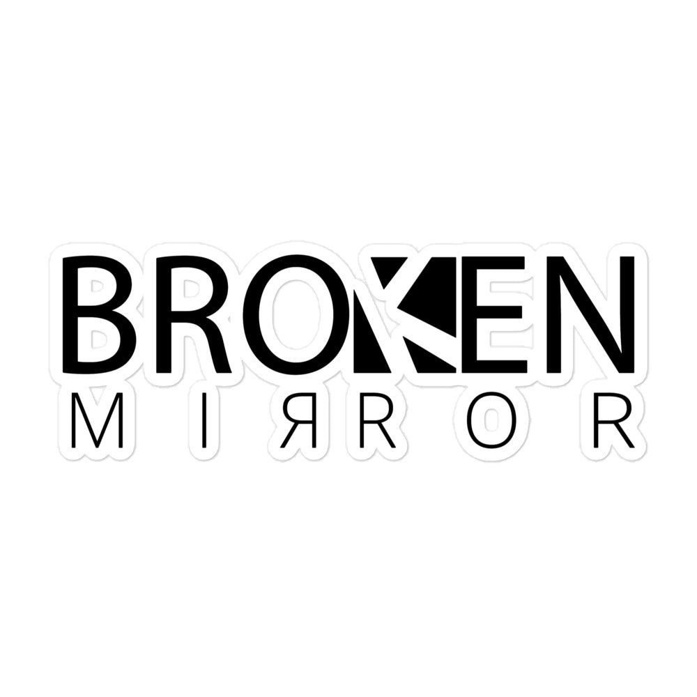 Broken Mirror Logo Sticker